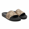 Star Money Shoes GG Monogram Classic Canvas Slides – Catalog Shot