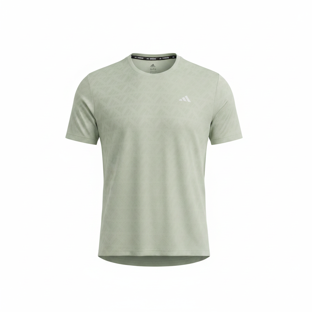 Men's Pale Sage Tonal Jacquard Short-Sleeve Athletic T-Shirt – Ghost Mannequin