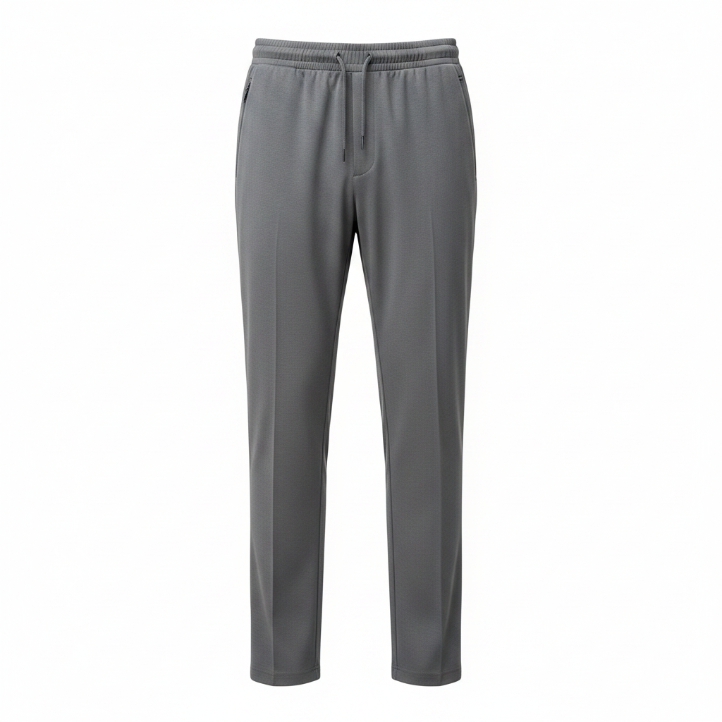 Men's Mid Grey Straight-Leg Track Trousers – Ghost Mannequin