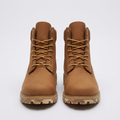 Generated catalog view of tan lace-up footwear with camouflage soles
