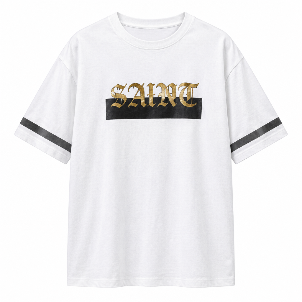 Saint Gothic Graphic Oversized Tee – Ghost Mannequin