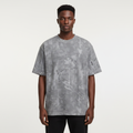 Camo Print Oversized Tee - Front View