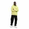 Nigerian model wearing Lime Yellow Oversized Hoodie