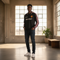 Black Retro Long Sleeve Third Jersey – Model Shot