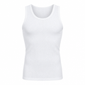 Classic White Sleeveless Vest Singlet – Ghost Mannequin