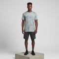 Grey Cloud Dye Athletic T-Shirt - Model Shot