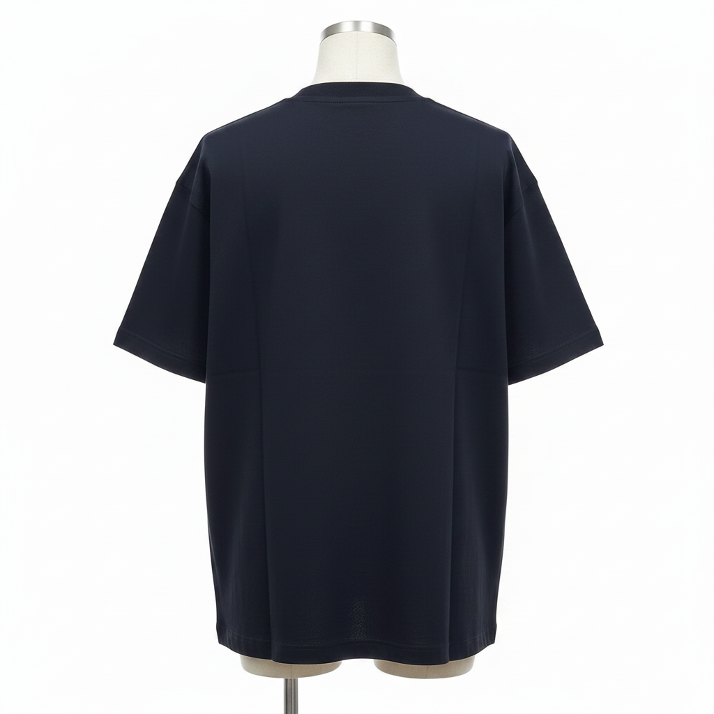 Black Snake Sequin Embellished Oversized Tee - Ghost Mannequin Back