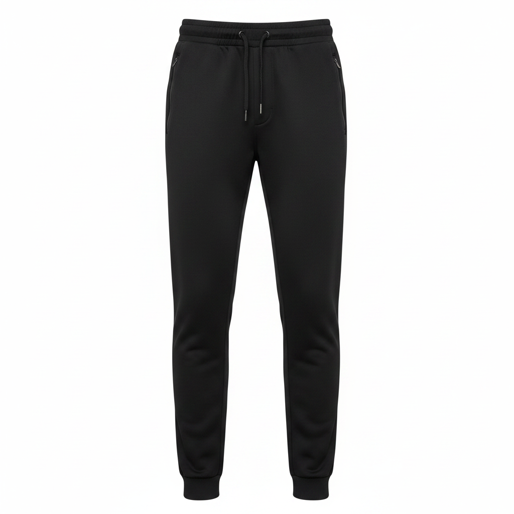 Men's Black Tech Fleece Tapered Joggers – Ghost Mannequin