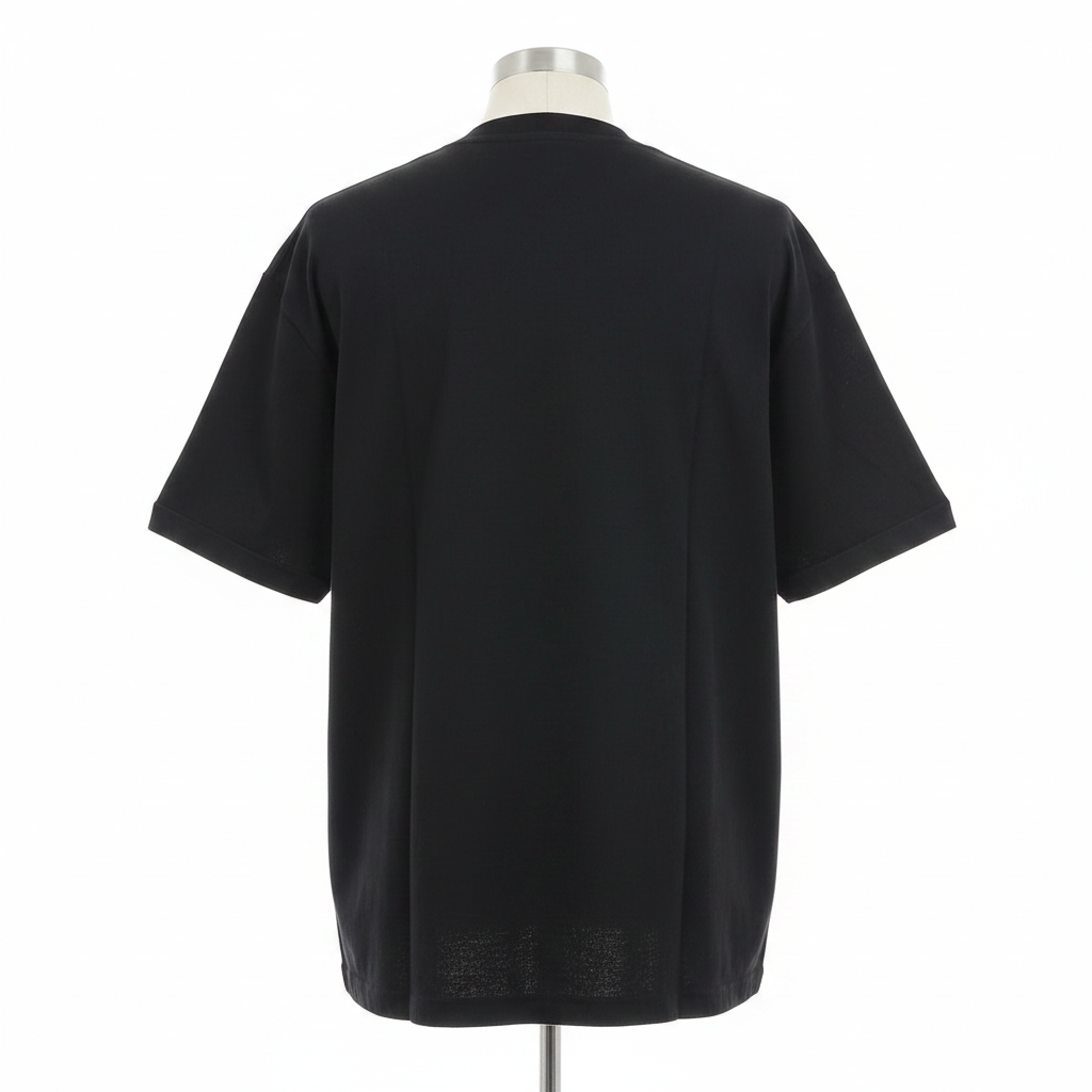 Black Beautiful Mind Tee - Ghost Mannequin Back