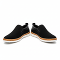 Black Suede Slip-On Loafer - Ghost Mannequin