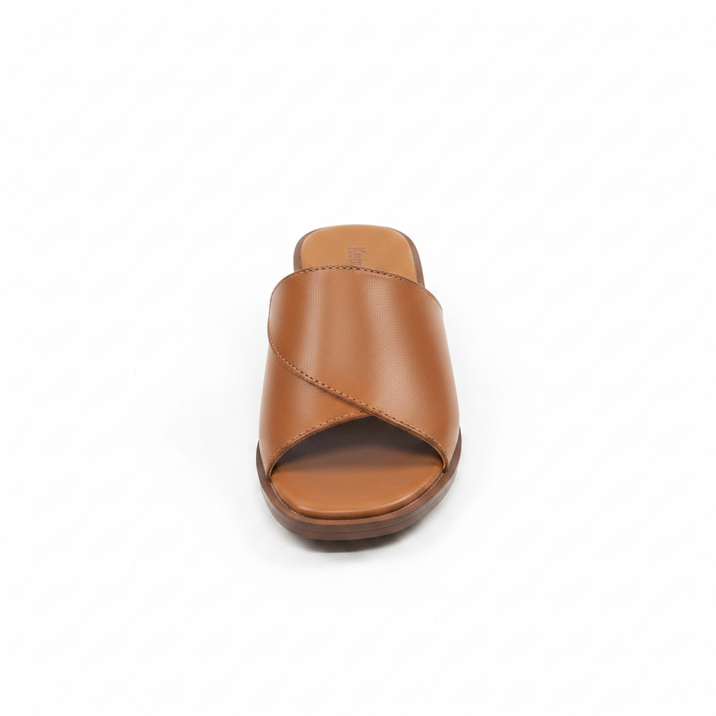 Kenneth Cole WD2515 Wedge Mule - Tan - Ghost Mannequin