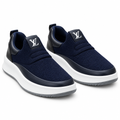 Navy Mesh Slip-On Platform Sneaker – Ghost Mannequin