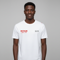 Après Ski Script Tee – Model Front View