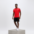 Red Graphic Sports Set - Model Front
