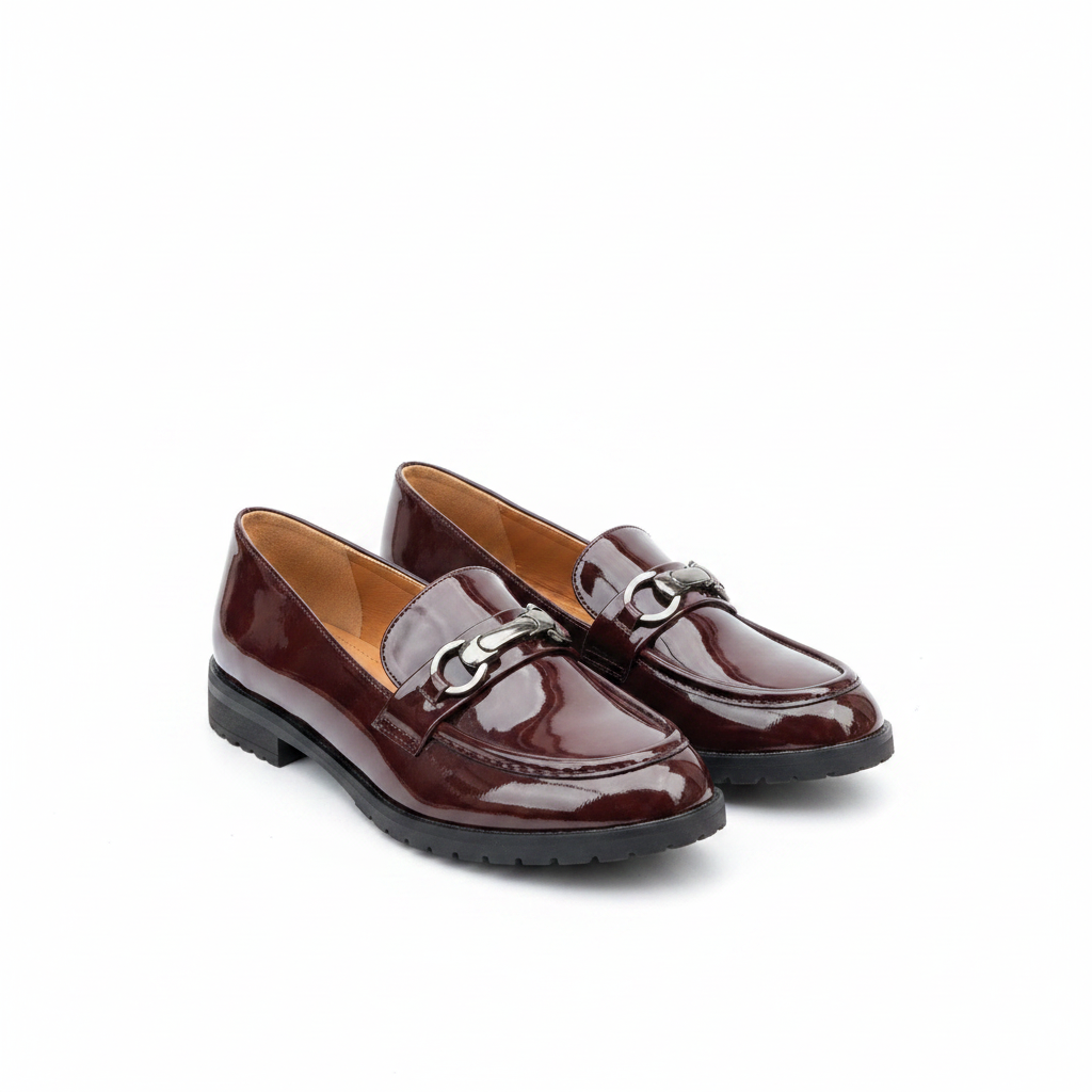 Layinka Burgundy Horsebit Loafers – Catalog