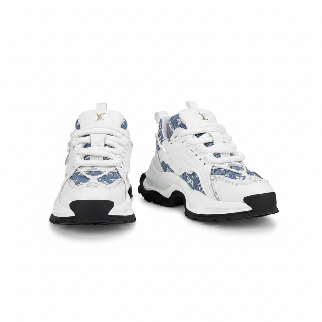 LV Skate Sneaker Monogram Denim – Ghost