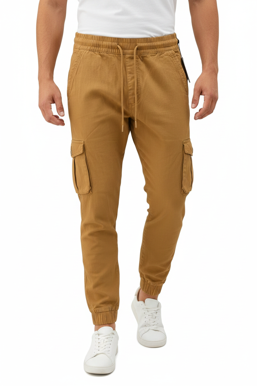 Male Model - Cargo Jogger Pants