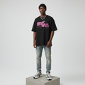 Male Model Front - Black Very Well Tee