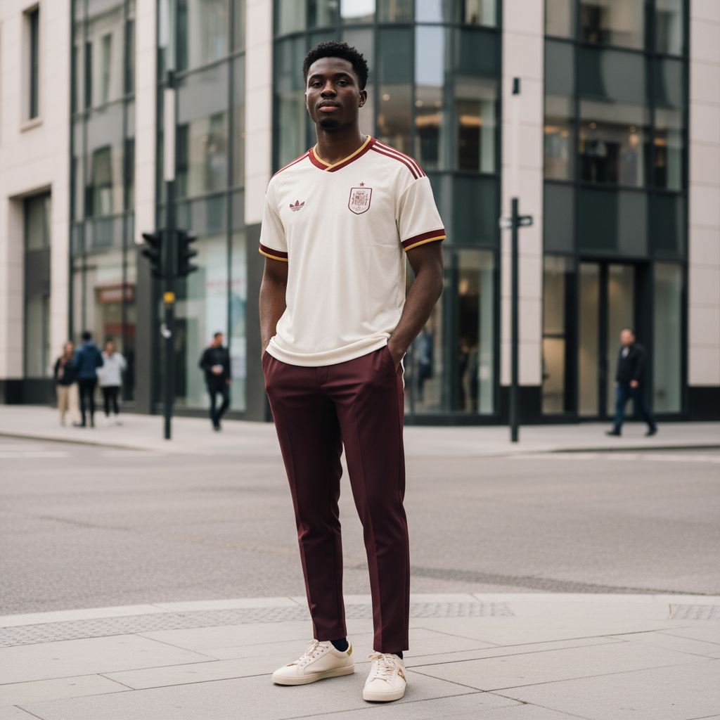 Men's Cream Away Football Jersey | 2026/27