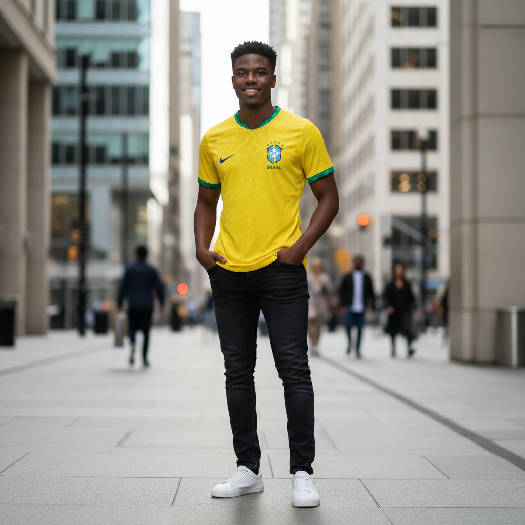 Men's Yellow Home Football Jersey | 2026/27