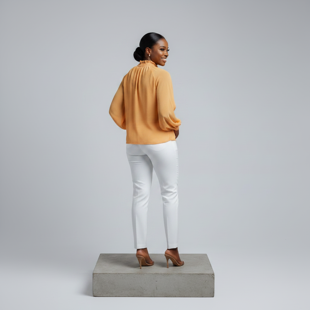 Model Back — Peach