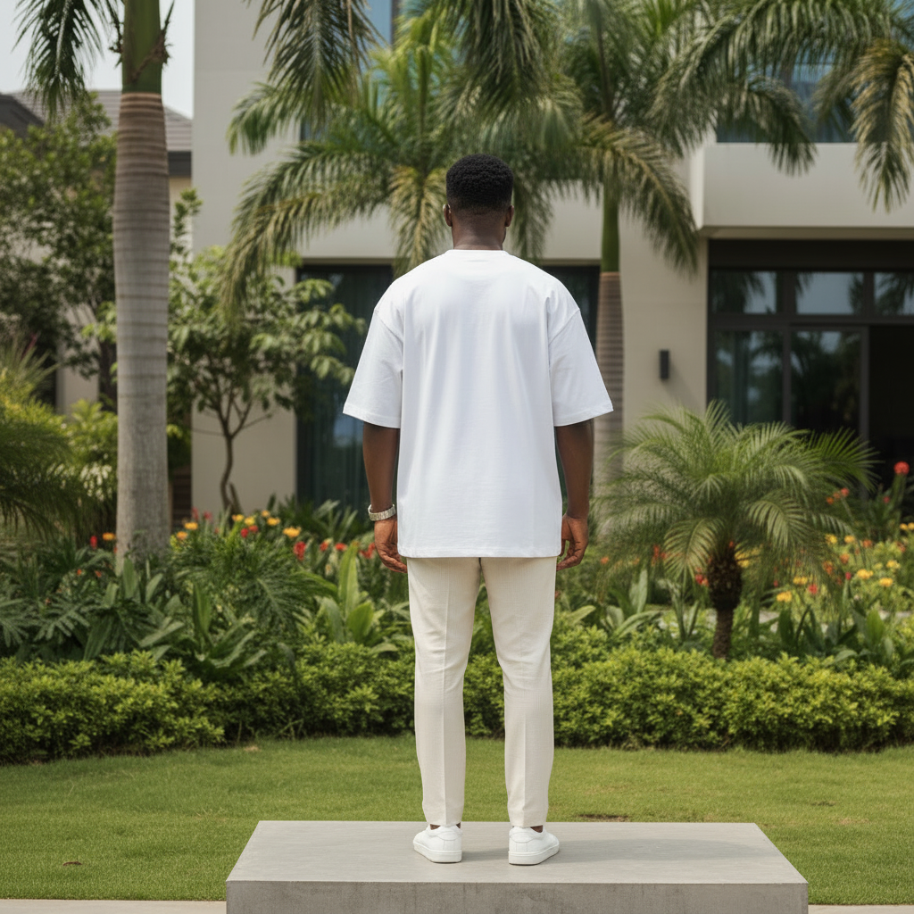 Model Back - Plain White