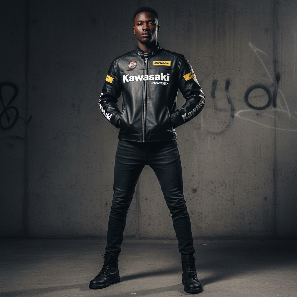 Model – Kawasaki Rocket Moto Jacket