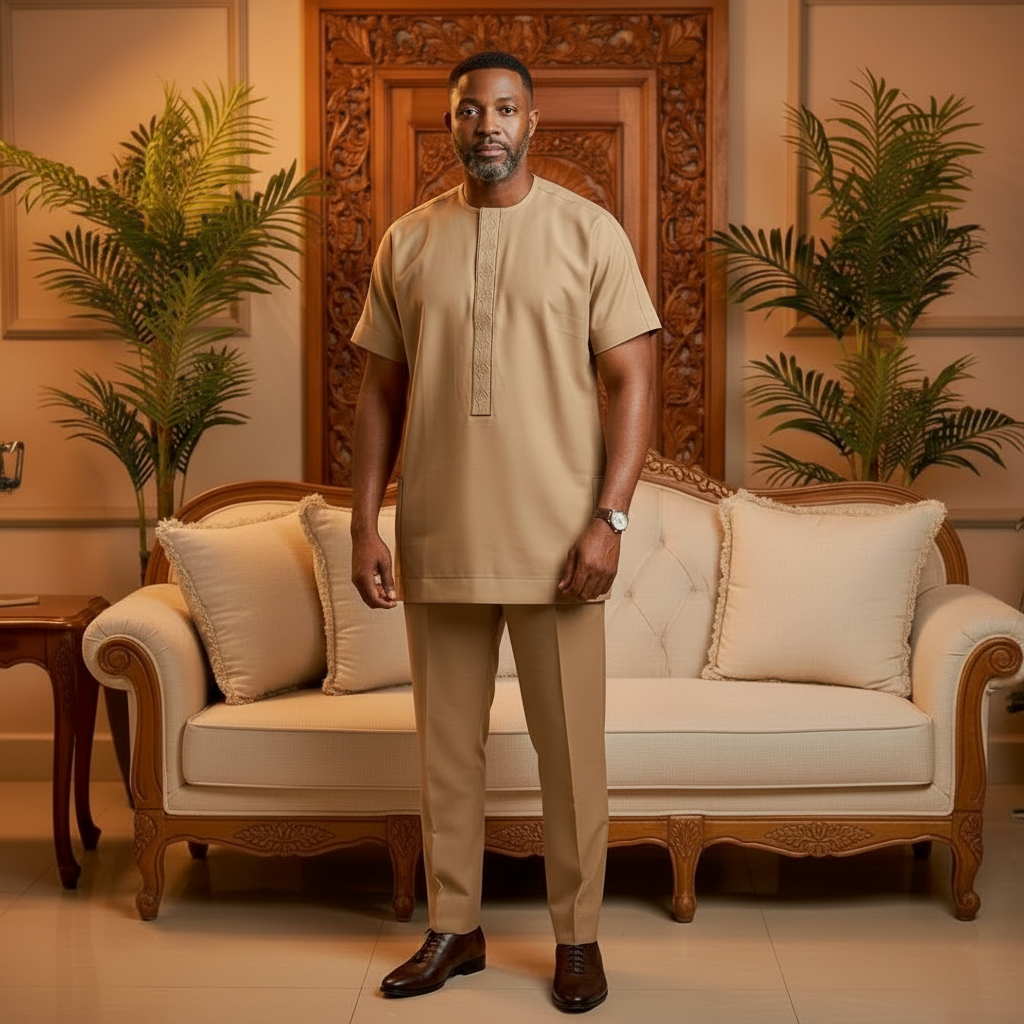 Model No Cap - Camel Senator Set