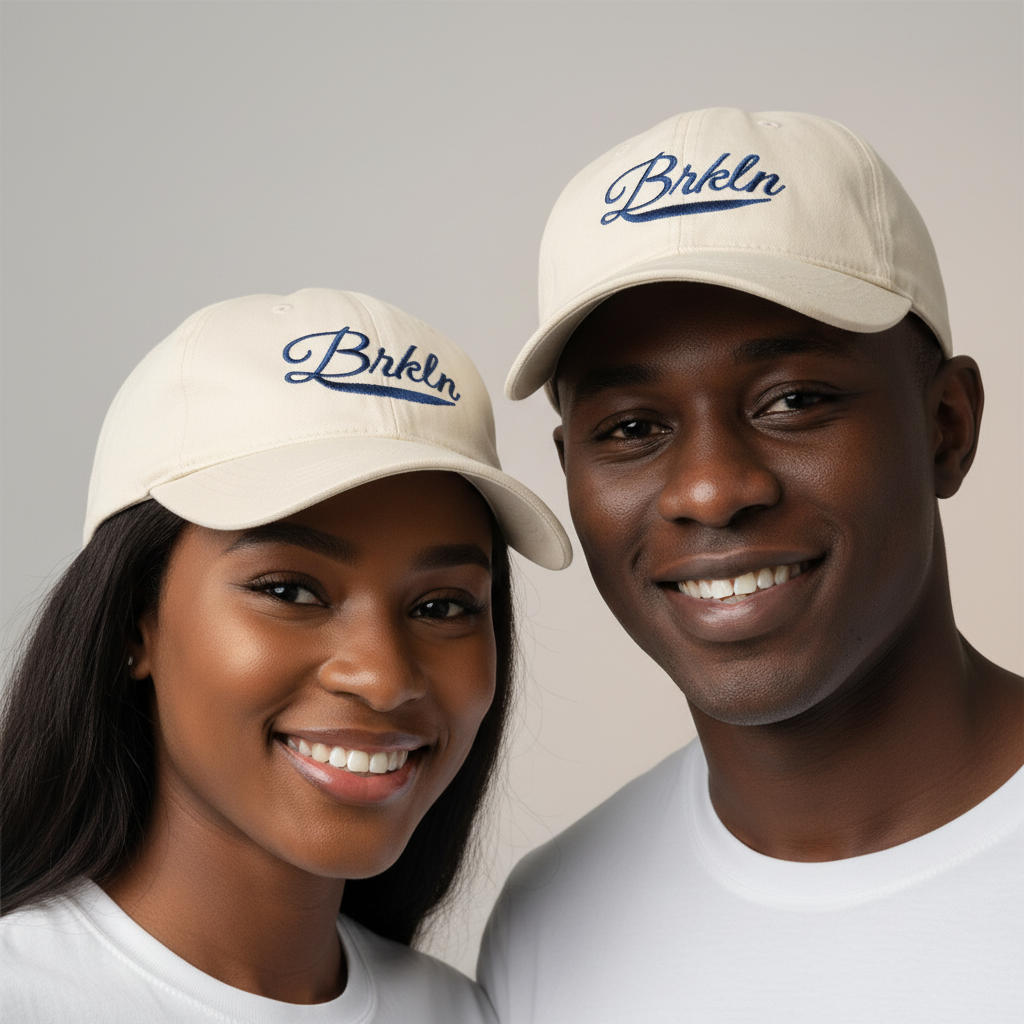 Model Shot – Brkln Script Dad Cap