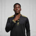 Mexico Long Sleeve Football Jersey – Black & Gold