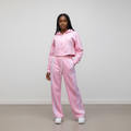 Women's Pink Tracksuit Co-ord Set – Hoodie & Jogger