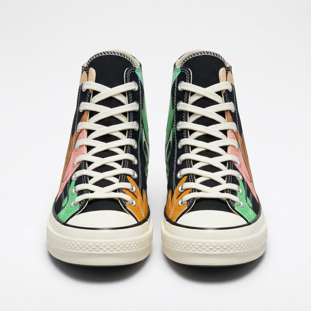 Multicolour graphic high-top catalog preview