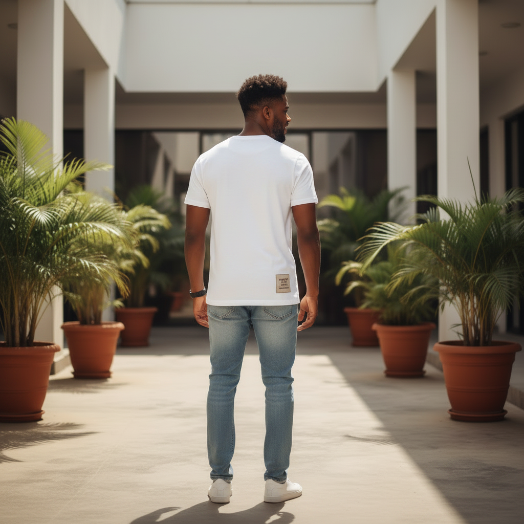 NASCAR Graphic Tee – Back Model View