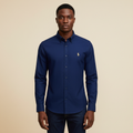 Navy Blue Shirt - Front Model View