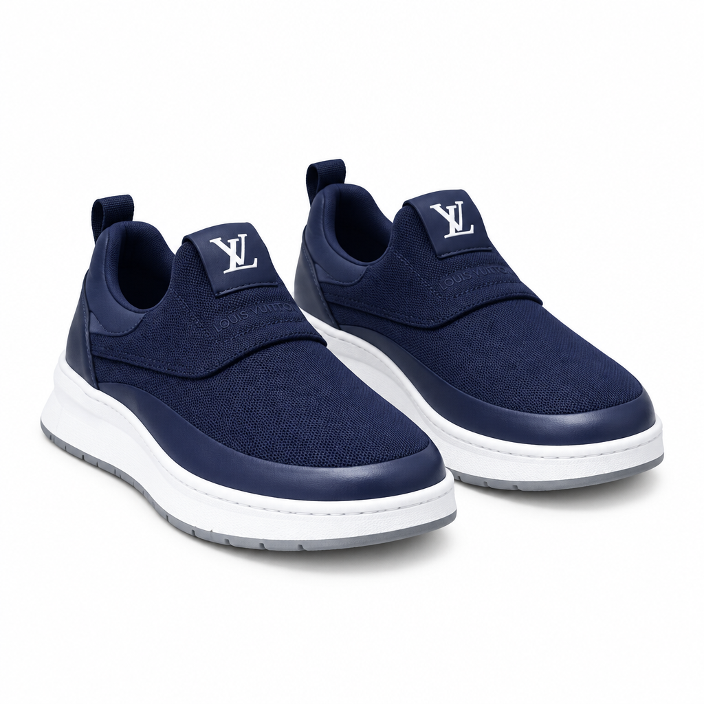 Navy slip-on sneakers product-only preview