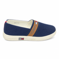 Navy tan-band slip-on product-only preview