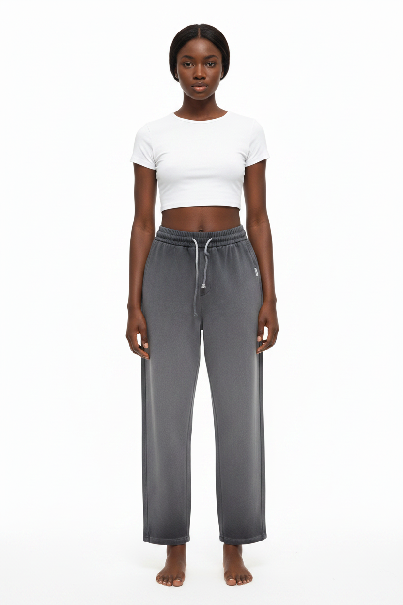 Navy Washed Jogger pants
