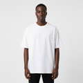 Nigerian model shot preview for the white round-neck shirt