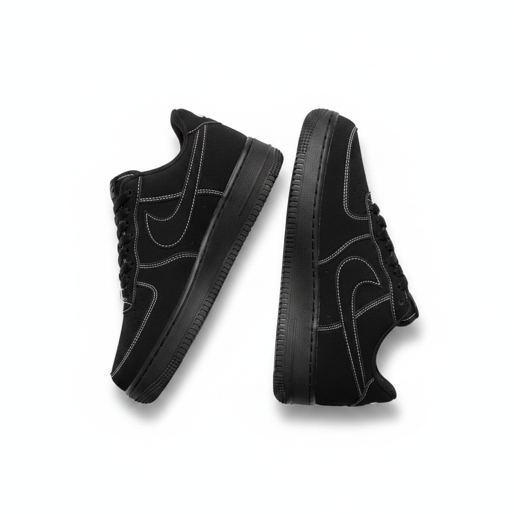 Nike AF1 Venom Black Stitch – Ghost Product Shot