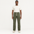 Olive green cargo trousers adult model preview