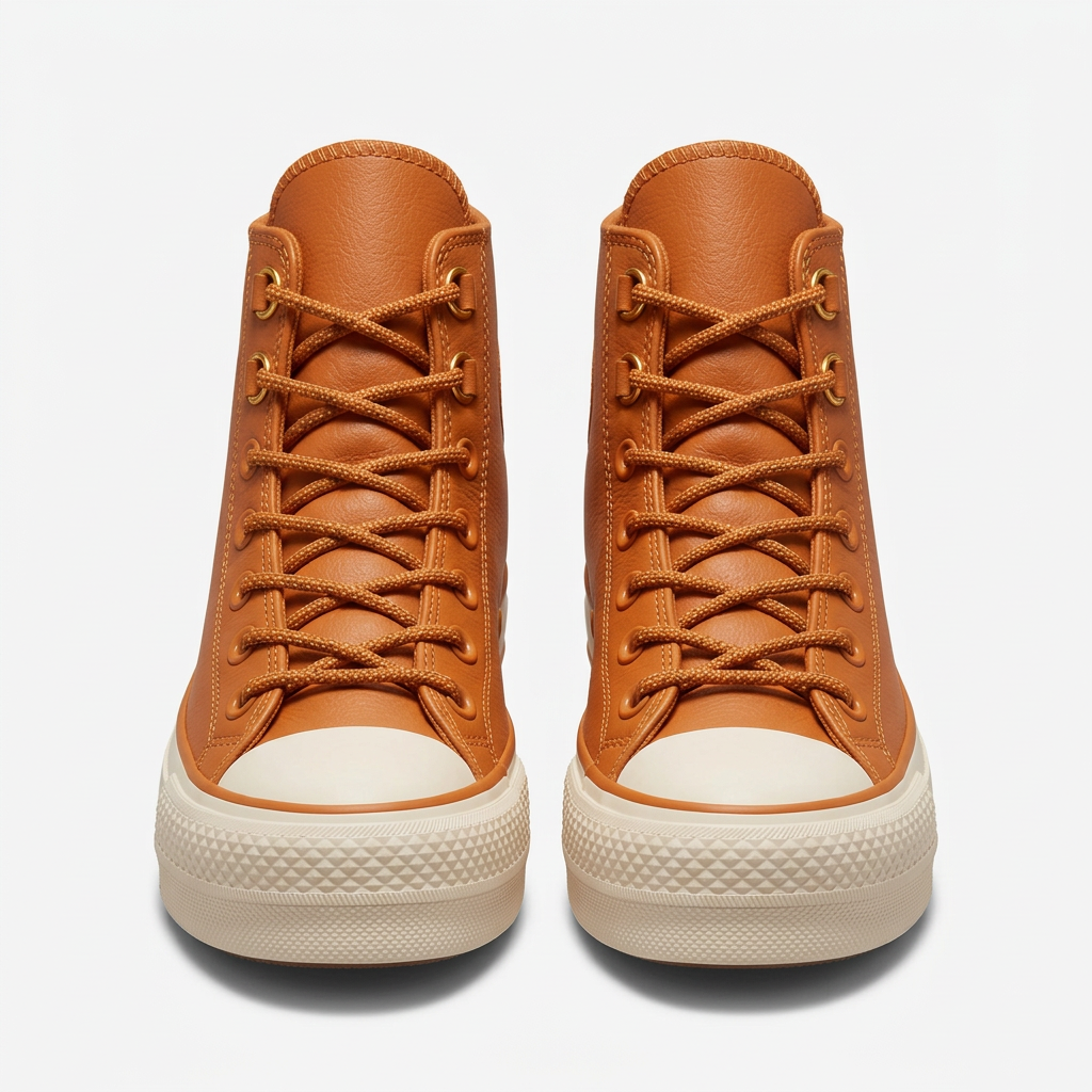 Orange high-top sneaker catalog preview