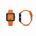 Men’s Orange Dial Square Wristwatch