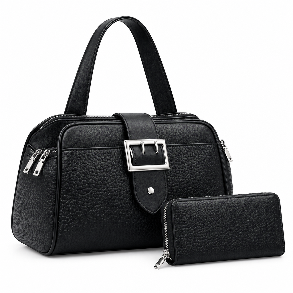 Pebbled Leather Doctor Bag 2-in-1 Set – Ghost Mannequin