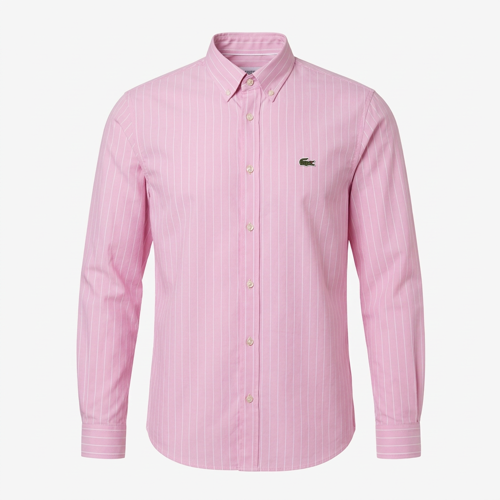 Pink pinstripe shirt ghost preview