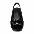 Product-only black peep-toe preview