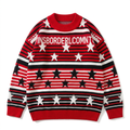 Red star-and-stripe sweater product preview