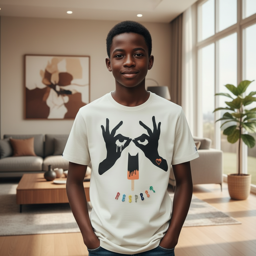 Respect Graphic Tee - Model