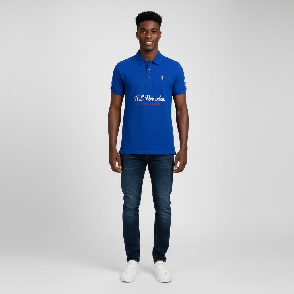 Royal Blue Polo Model