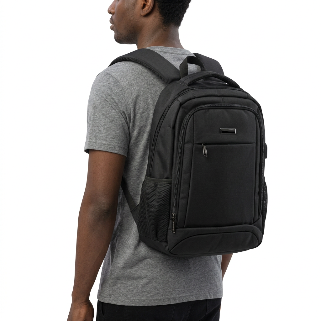 Single-model zip-panel backpack preview
