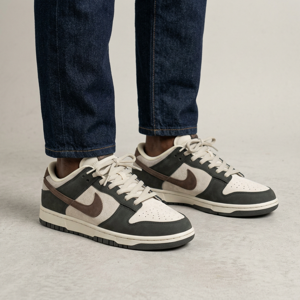 Sneakers on model